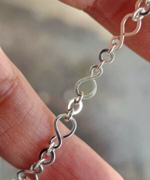 sterling silver chain for coastal-inspired gemstone jewelry
